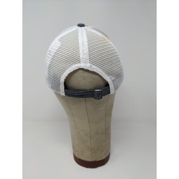 Tommy Bahama Slideback Mesh Back Hat Gray & White Embroidered Logo One Size - Picture 7 of 11